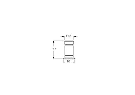 VitrA Base 700 A44147 Diş Fırçalığı, Krom