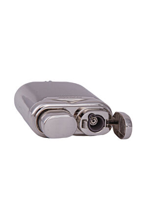 Tek Torch Pürmüz Gümüş-Gold Metal Puro Çakmağı