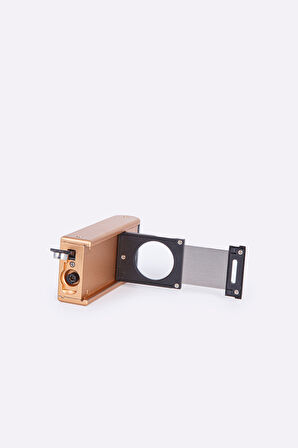 Çift Torch Pürmüz Gold Metal Puro Çakmağı
