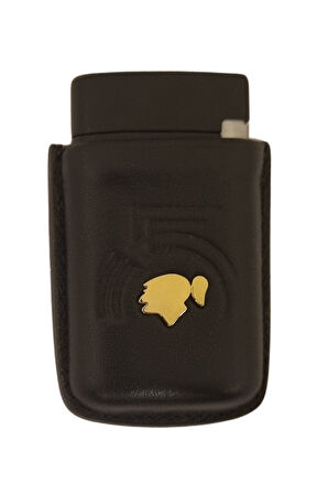 55. Yıl Özel Üretim Dahili Kılıflı Tek Torch Pürmüz Siyah Puro Çakmağı