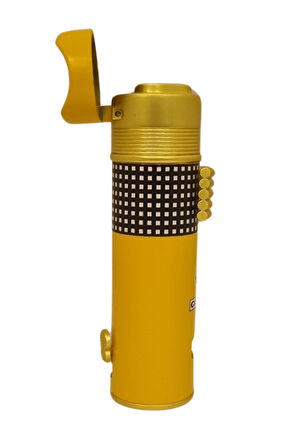 Özel Seri 3 Torch Pürmüz Sarı Puro Çakmağı