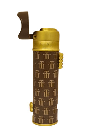 Trinidad Özel Üretim 3 Torch Pürmüz Haki Puro Çakmağı