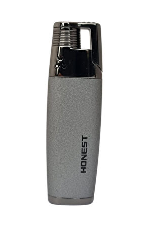 Tek Torch Pürmüz Gümüş Puro Çakmağı