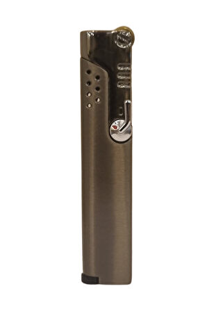 Tek Torch Pürmüz Koyu Gümüş Puro Çakmağı