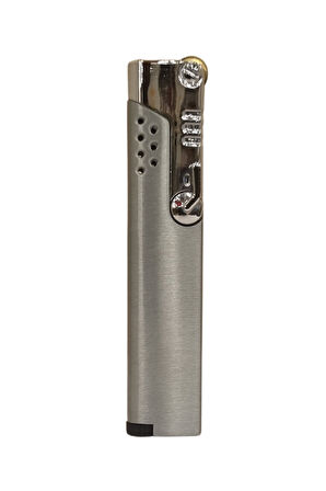 Tek Torch Pürmüz Gümüş Puro Çakmağı
