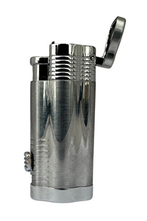 3 Torch Pürmüz Gümüş Puro Çakmağı