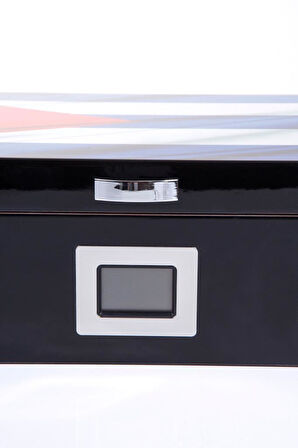 Cuban Flag Sedir Humidor Puro Kutusu