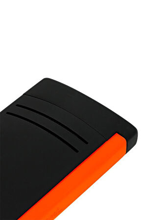 Maxijet Lacquered Neon Turuncu-Siyah Puro Çakmağı 20169