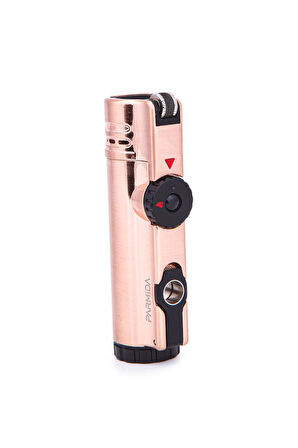 4 Torch Pürmüz Rose Gold Metal Puro Çakmağı