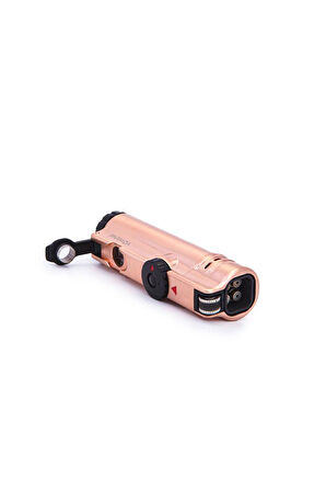 4 Torch Pürmüz Rose Gold Metal Puro Çakmağı