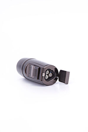 3 Torch Pürmüz Gunmetal Metal Puro Çakmağı