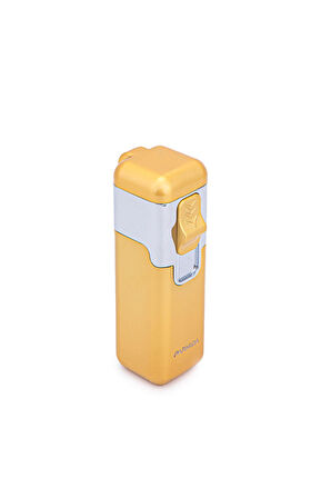 4 Torch Sarı-Gümüş Metal Puro Çakmağı