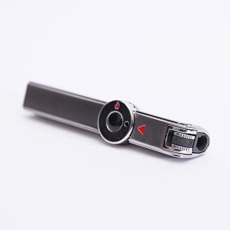Tek Torch Pürmüz Gümüş Metal Puro Çakmağı