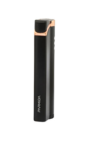 Tek Torch Pürmüz Siyah Metal Puro Çakmağı