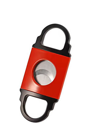 Kırmızı Siyah Metal Puro Makası Kesici