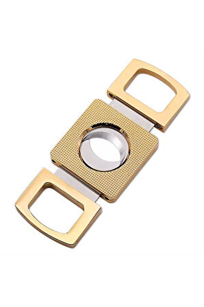Rose Gold Metal İşlemeli Puro Makası Kesici