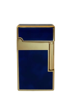 Gold Lacivert Tek Torch Pürmüz Puro Çakmağı