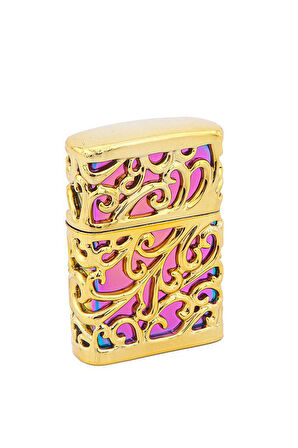 Tek Torch Pürmüz Gold İşlemeli Puro Çakmağı