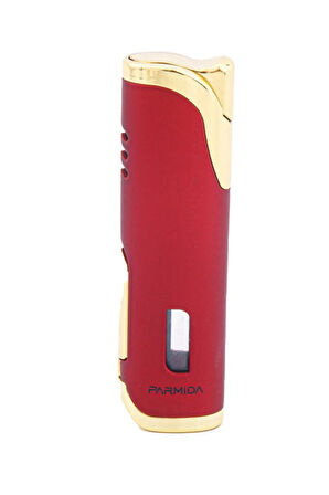 Tek Torch Pürmüz Kırmızı Puro Çakmağı