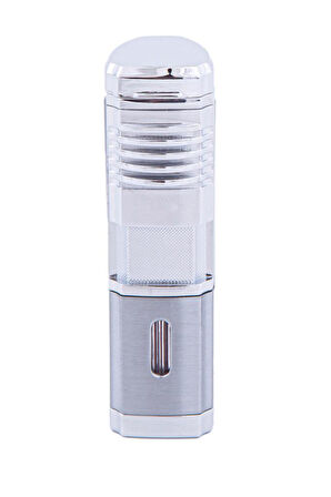 Dört Torch Pürmüz  Gümüş Puro Çakmağı