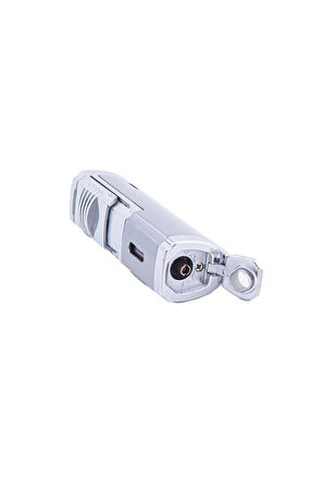 Dört Torch Pürmüz  Gümüş Puro Çakmağı