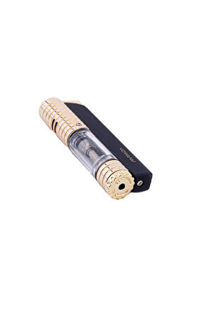 Tek Torch Pürmüz Siyah Puro Çakmağı