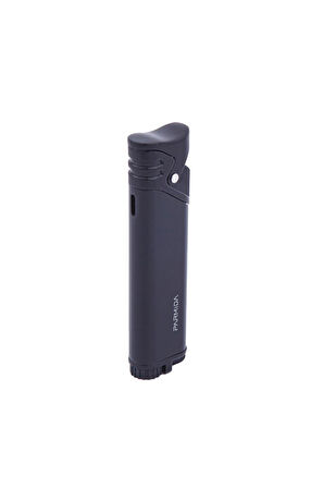Tek Torch Pürmüz Siyah Puro Çakmağı