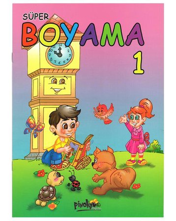 Carioca Joy Keçeli Kalem - Carioca Wax Crayons - Boyama Kitabı Set