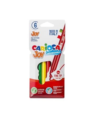Carioca Joy Keçeli Kalem - Carioca Wax Crayons - Boyama Kitabı Set