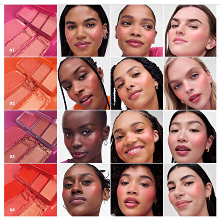 SEPHORA COLLECTION Palette Blush Blush Blush - Üçlü Allık Paleti 01
