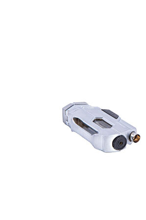 Çift Torch Pürmüz Gümüş Puro Çakmağı