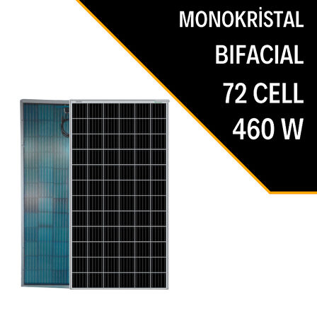 LEXRON 460W BIFACIAL MONOKRİSTAL GÜNEŞ PANELİ