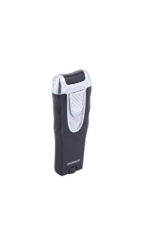 Tek Torch Pürmüz Siyah-Gümüş Puro Çakmağı