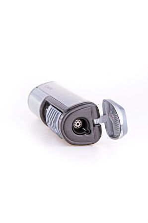 Tek Torch Pürmüz Gri Puro Çakmağı