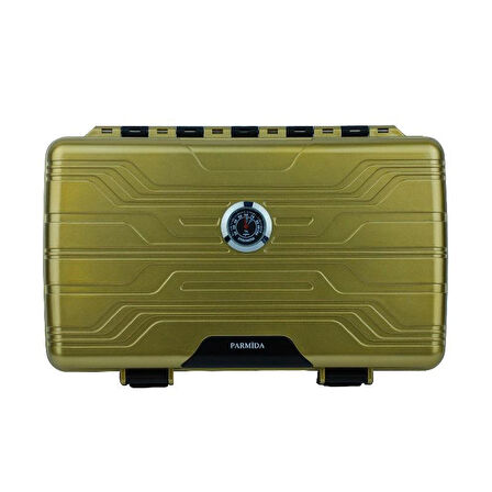 Seyahat Tipi Gold-Siyah Humidor Puro Kutusu