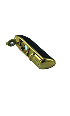 3 Torch Pürmüz Siyah-Gold Puro Çakmağı