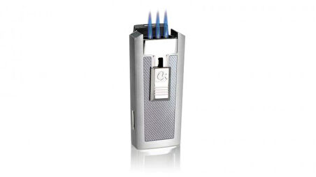 Üç Torch Pürmüz Gümüş Puro Çakmak CA0439002