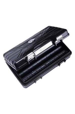Siyah Seyahat Tipi Humidor Puro Kutusu