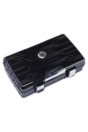 Siyah Seyahat Tipi Humidor Puro Kutusu