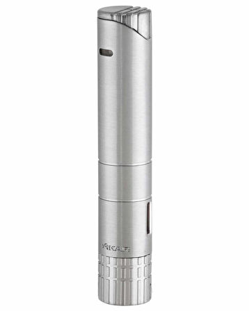 Turrim Tek Torch Pürmüz Gümüş Puro Çakmağı
