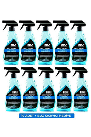 Buz Çözücü 10'lu Pratik Buz Kazıyıcı Hediyeli