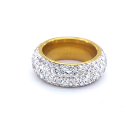 Çelik Tamtur Yüzük Altın Kaplama YZK-228