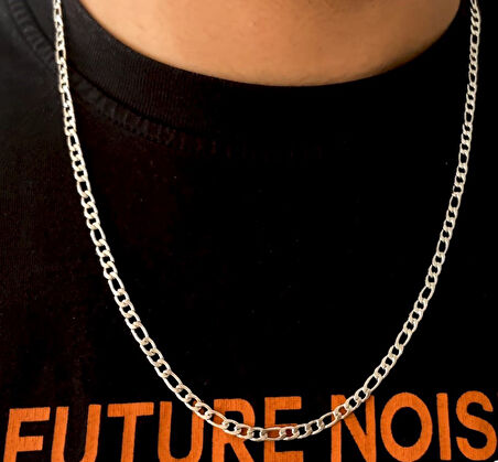 Çelik Zincir 316L Figaro Model 3.5 MM 60 CM ZN-205