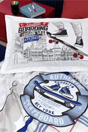 Tek Kişilik Ranforce Nevresim Takımı Skate