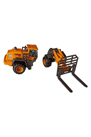 Oyuncak Iş Makineleri Forklift 19 Cm.