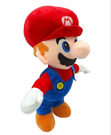 Süper Mario Oyuncakları Peluş Süper Mario Luigi Karakteri Büyük Boy Peluş 40cm.