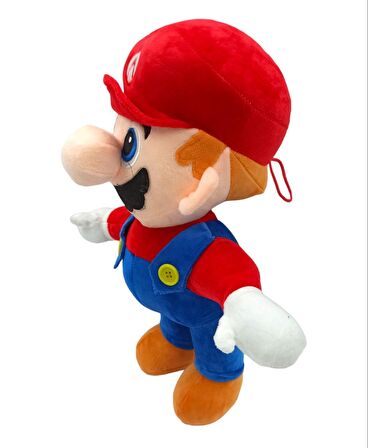 Süper Mario Oyuncakları Peluş Süper Mario Luigi Karakteri Büyük Boy Peluş 40cm.