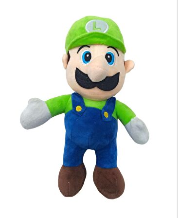 Süper Mario Oyuncakları Peluş Süper Mario Luigi Karakteri Peluş 30cm.