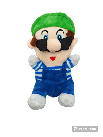 Süper Mario Oyuncakları Peluş Süper Mario ve Luigi Karakterleri 2 Karakter Bir Arada 20cm.