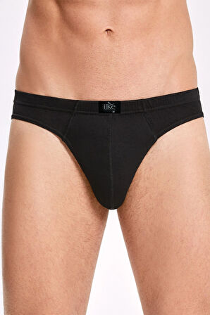 Erkek Pamuklu 3'lü Slip Külot Lacivert-Füme-Siyah
